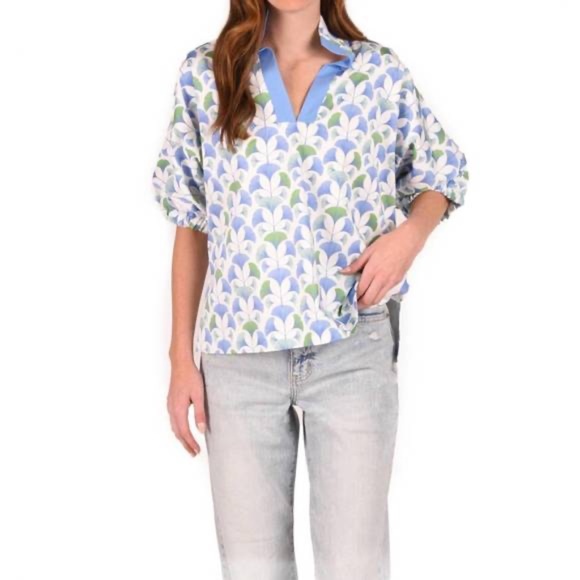 Emily McCarthy Maiden Trellis Poppy Top - Picture 1 of 4